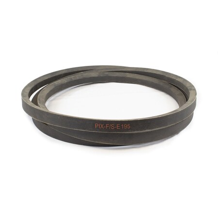D&D E195 Classical V-Belt, 201 in Outside Length, 1 1/2 in Top Width, 1 Ribs E195